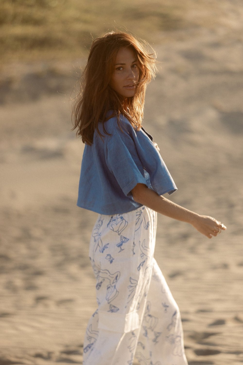 Sarah Top - Cobalt