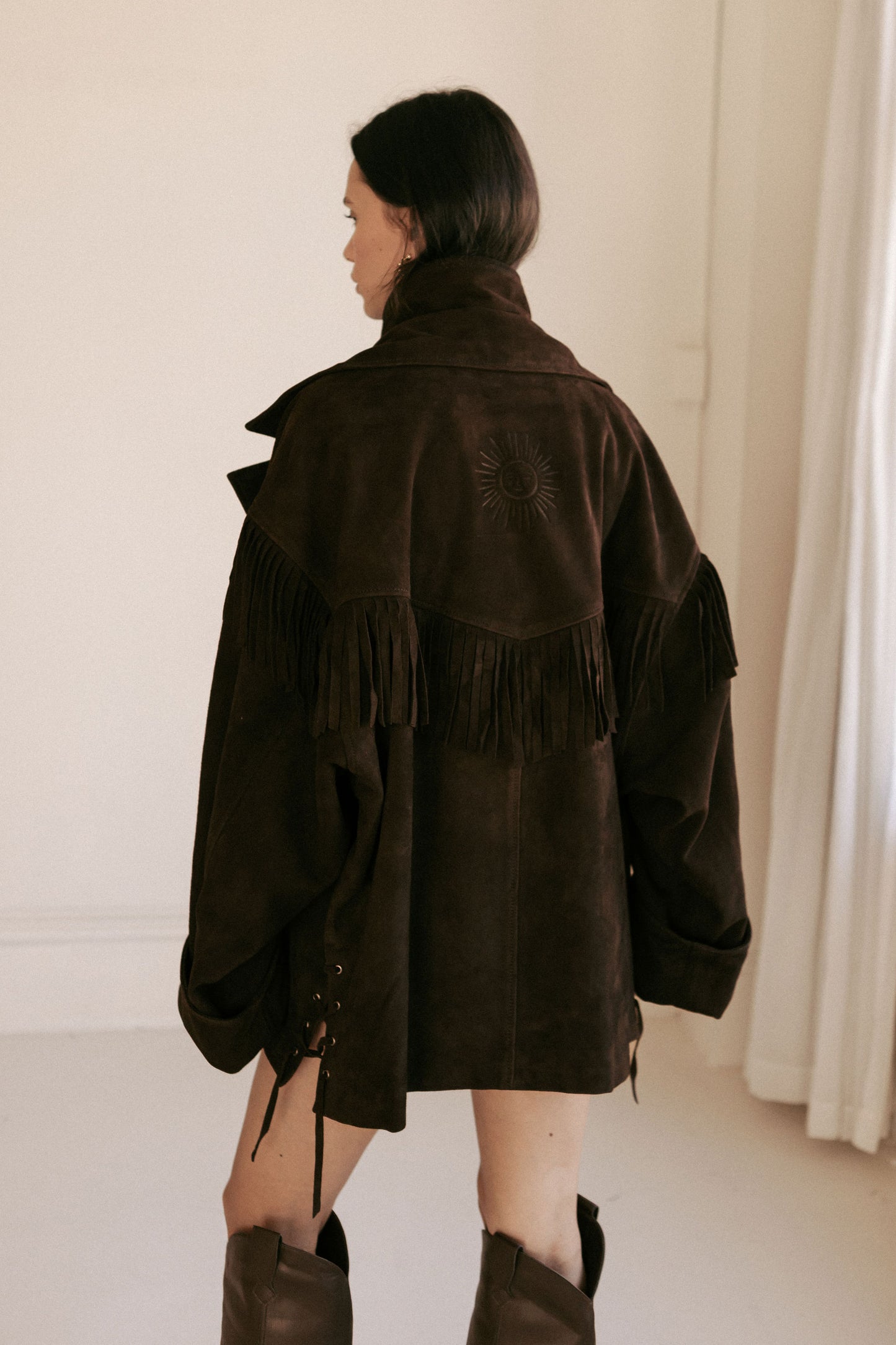 Clare Suede Jacket