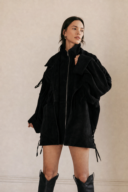 Clare Suede Jacket