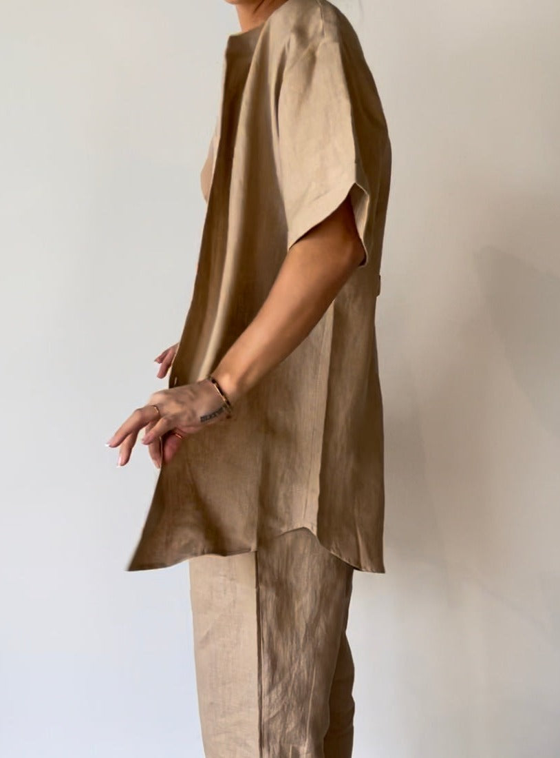 Drew Shirt - Mushroom